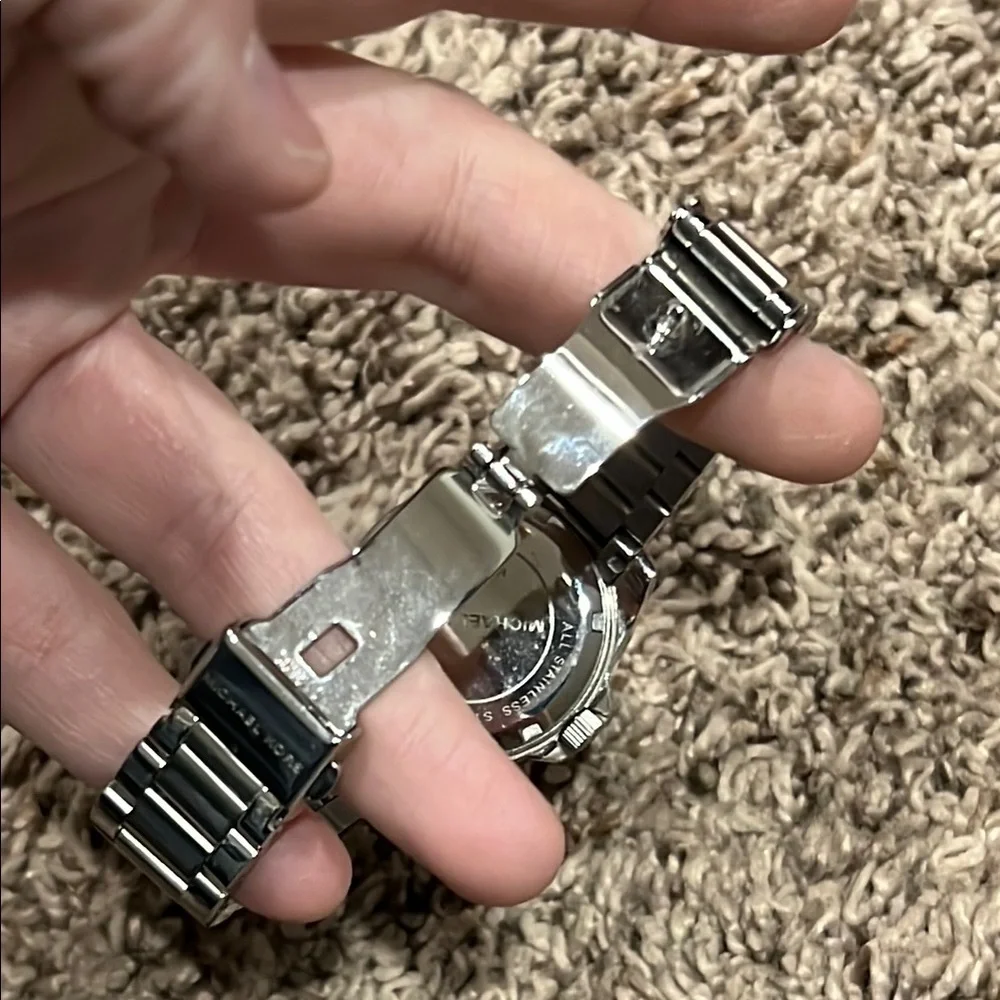 Michael Kors Silver Crystal Watch